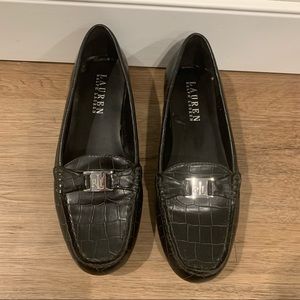Ralph Lauren black Flats / loafers - size 7.5 great condition